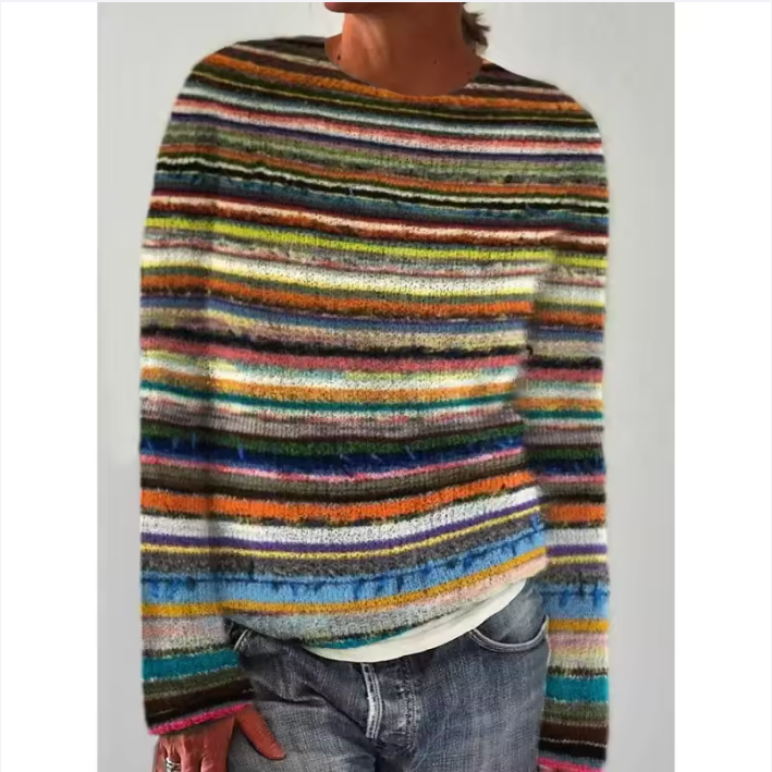 Amélie | Pull doux avec motifs distinctifs