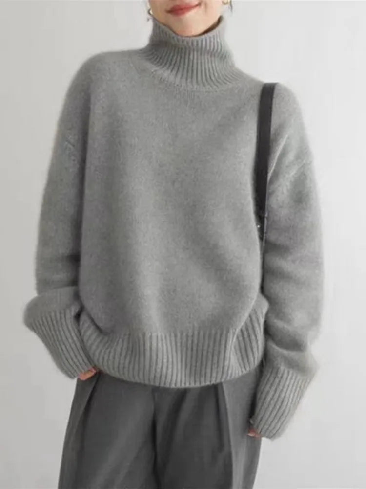 Margot™ | Cachemire Col Haute