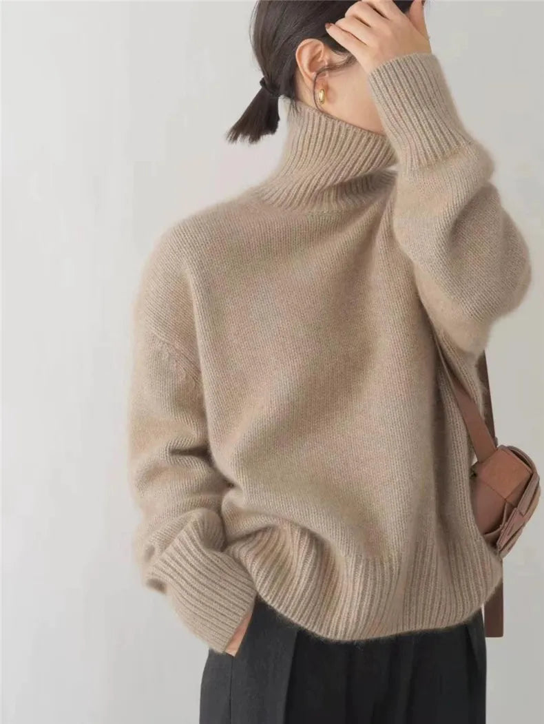 Margot™ | Cachemire Col Haute