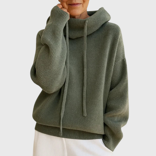 Émilienne |  Sweat en maille à capuche