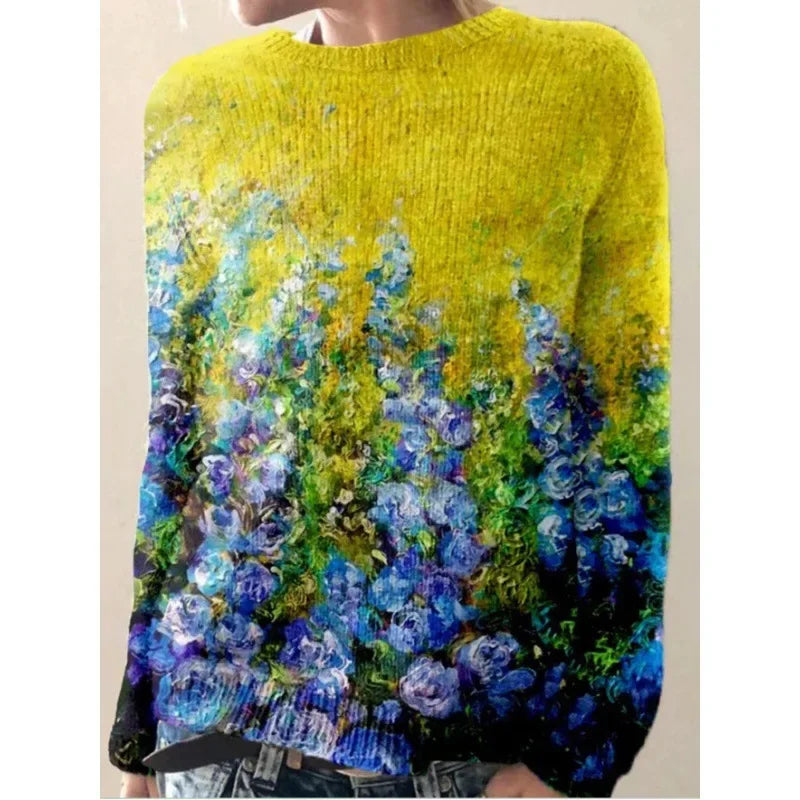Amélie | Pull doux avec motifs distinctifs