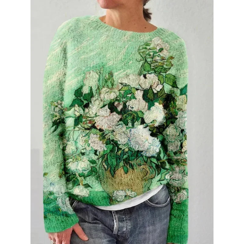 Amélie | Pull doux avec motifs distinctifs