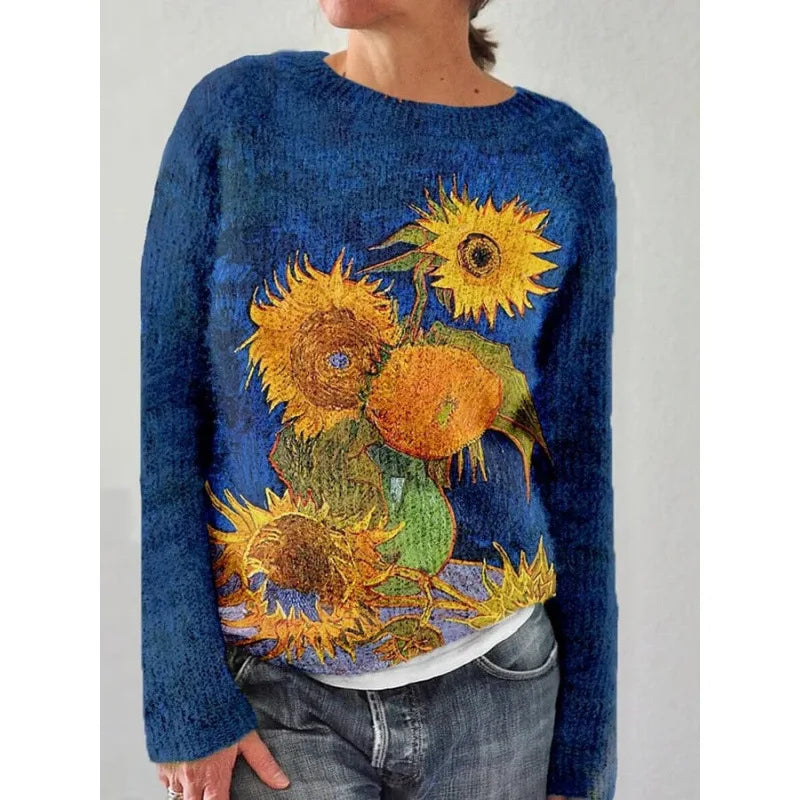 Amélie | Pull doux avec motifs distinctifs