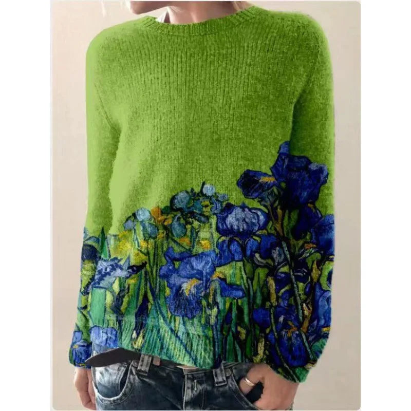 Amélie | Pull doux avec motifs distinctifs