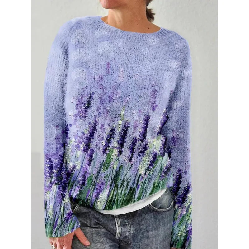 Amélie | Pull doux avec motifs distinctifs