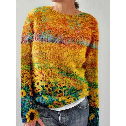 Amélie | Pull doux avec motifs distinctifs