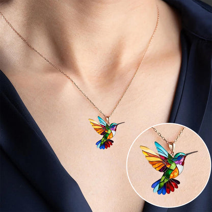 Lumea | Hermoso collar con colibrí