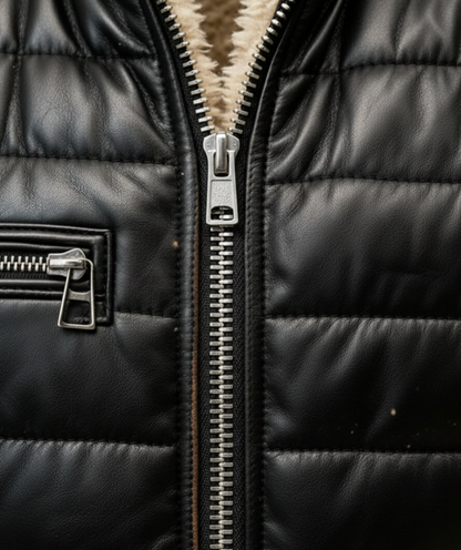 BRUNON | LUJOSA CHAQUETA ACOLCHADA CON FORRO DE PELUCHE