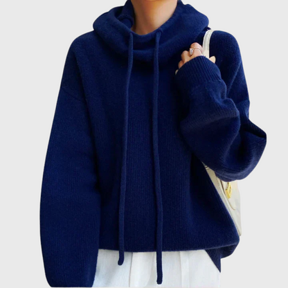 Émilienne |  Sweat en maille à capuche
