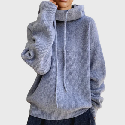Émilienne |  Sweat en maille à capuche