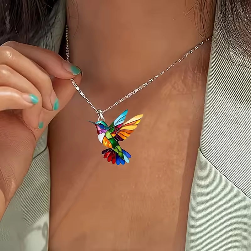 Lumea | Hermoso collar con colibrí