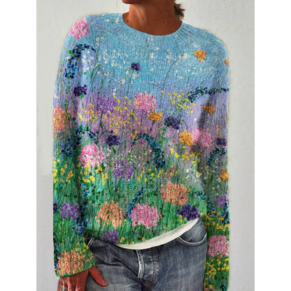 Amélie | Pull doux avec motifs distinctifs