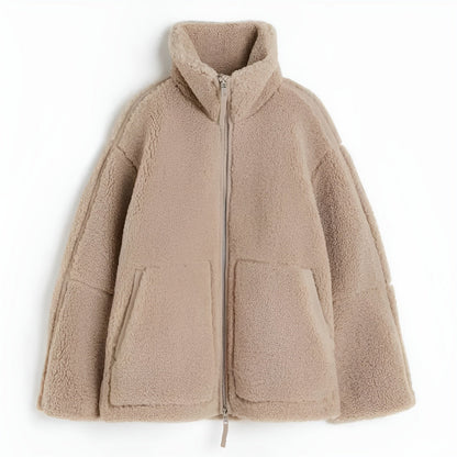KAJA – Manteau en Teddy Doux
