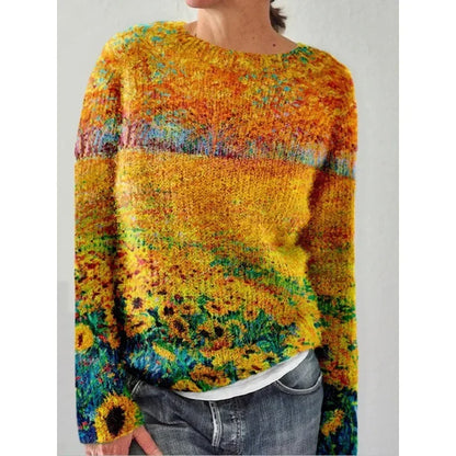 Amélie | Pull doux avec motifs distinctifs